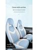 All-Season Chery QQ Ice Cream Car Seat Covers: Full Coverage Waffle Cone Milkshake Design