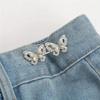 Adjustable Tightener Waist Buckle for Jeans, No Sewing Required Butterfly Button Adjuster for Pants and Skirts Waist