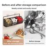 Wall-Mounted Green Onion Ginger Garlic Storage Rack Punch-Free Kitchen Multi-Functional Basket Organizer for Spices Herbs