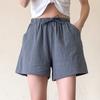 Ležérní plátěné šortky Ženy Posilovna Cvičení Šortky Kalhoty Černé Dámské Krátké Dámské Šortky Sportovní Dámské