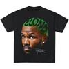 BAVLNA Novinka Anime Oblečenie Rukáv pre Mužov Frank Ocean Tričko Rapové Tričko Koncertný Merch Blonds Obal Albumu Grafické Tričko