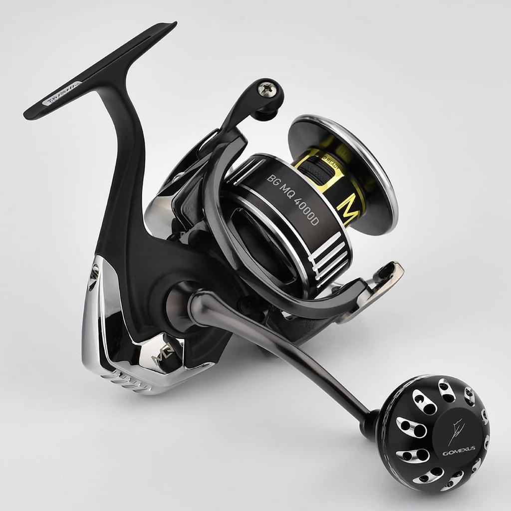 Gomexus 35mm Power Handle Knob for Daiwa Type S and Shimano Type A Reels, Aluminum, for 17 Twin Power XD C3000HG and 18 Caldia LT