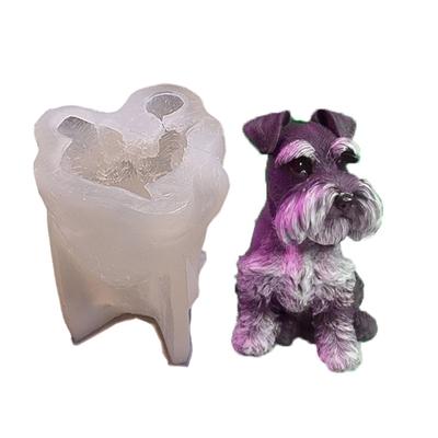 DIY Silicone Candle Resin Mold Tablets Molds Scented Candle Ornaments Lovely Dog Epoxy Casting Molds Handmade Craft