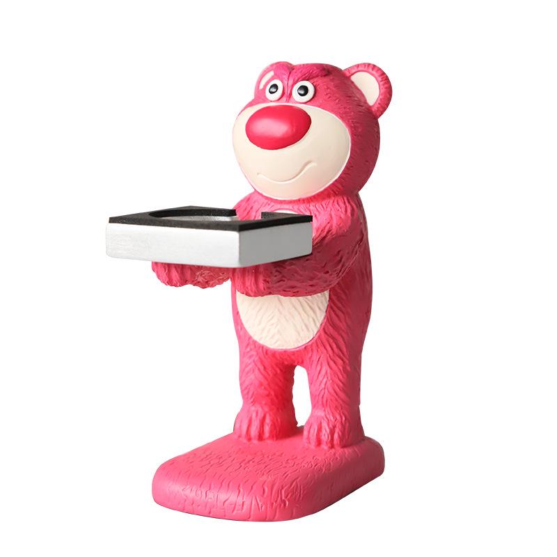 Strawberry Bear Resin Charging Stand for Huawei & iWatch