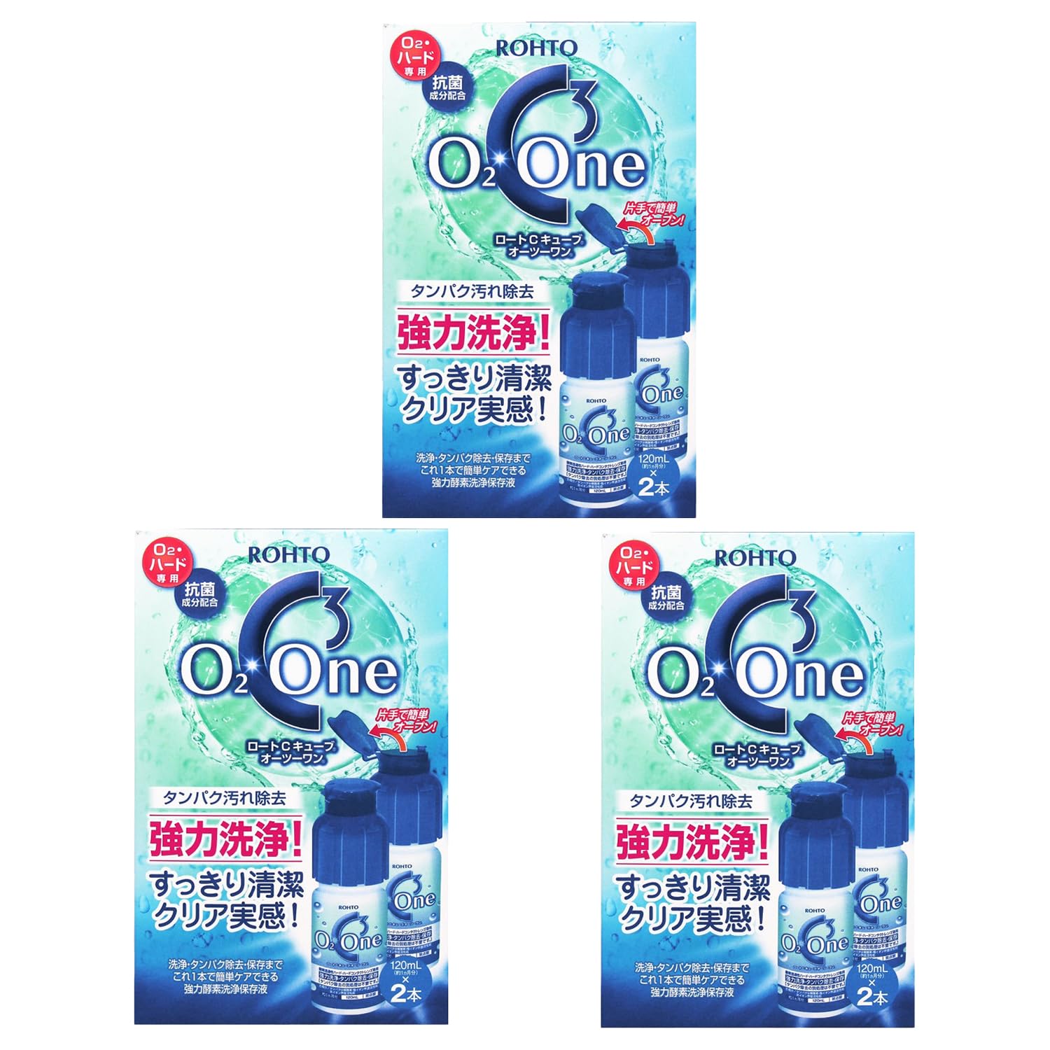

Rohto Contact Rohto Rohto 120mL x 2 bottles x 3 packs with all O2 and hard Care, Pharmaceutical, C-Cube O21, (Bulk Purchase) (Compatible lenses)