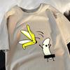 2026 New Summer Unisexs Tshirt  100 Cotton Instantprint Banana Pattern Loosefit Versatile Casual And Comfortable