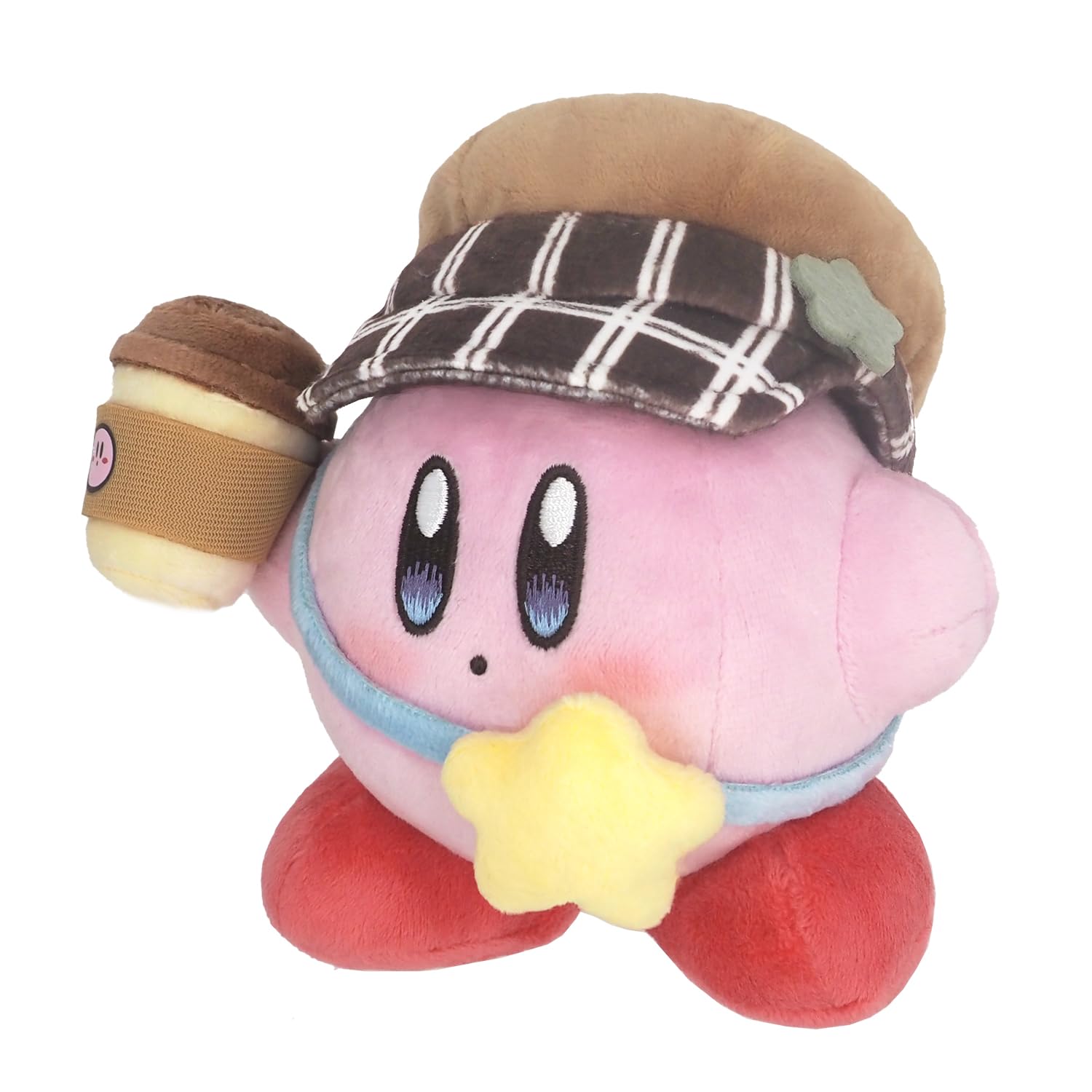 

Sanei Boeki Kirby s Sunny Day Plush Toy, Fun Outing (Kirby), W15.5 x D11 x H13.5cm, KS-01