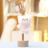 Star Bear Rabbit Plush Toys Keychain Super Soft Short Pile Children Pendant