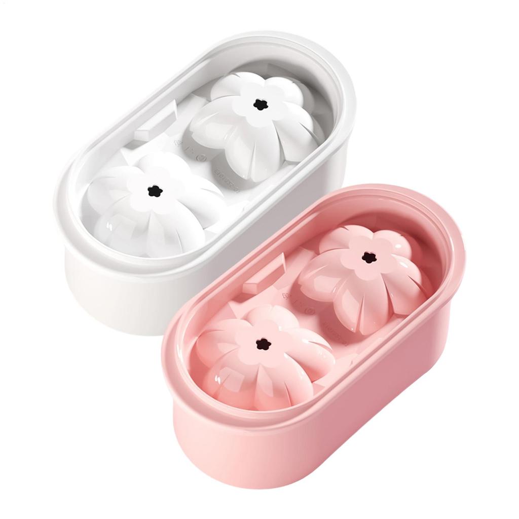 Ice Cubes Ice Ball Mold Flower Shape Ice Cubes  Mold Whiskey Ice Ball Maker Molds Reusable Home Ice Cube Ice Box Gadgets