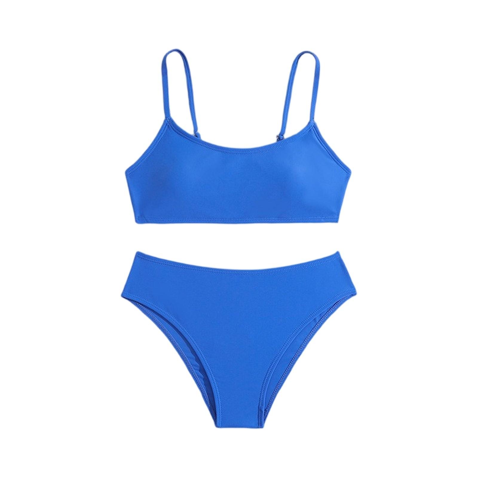 

Комплект купальника бикини для девочек - Подростковый раздельный купальник для детей старшего возраста 14