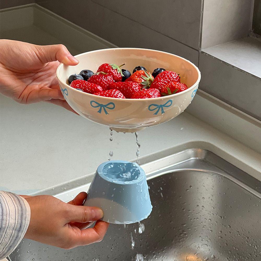 High-foot Candy Snack Tray Plastic Dried Fruit Plate New Fruit Plate  Household Desktop Storage