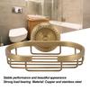 Antique Gold Soap Holder Wall Mounted Soap Rack Durable Soap Dish  Space Saving