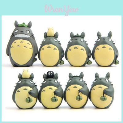 My Neighbor Totoro Zongzi Garden Decor Resin Figurine With Leaf Top For Gift And Home Decoration