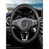 New All-Season Universal Car Steering Wheel Cover, Genuine Leather Steering Wheel Cover, Cowhide Korean Style Hand-Shaped Car Handle Cover