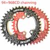 DECKAS 94+96 BCD Fahrrad-Kettenblatt 32T 34T 36T 38T MTB-Rad Kettenblatt Berg Krone Rund Oval für M4000 M4050 NX X1 Kurbel