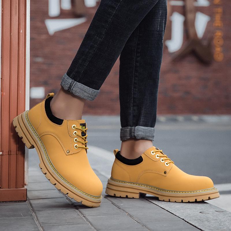 Módní Klasické Pánské Boty z Pravé Kůže Klasické Pánské Chodící Boty Venkovní Pánská Business Obuv Šněrovací Chodící Oxfordy