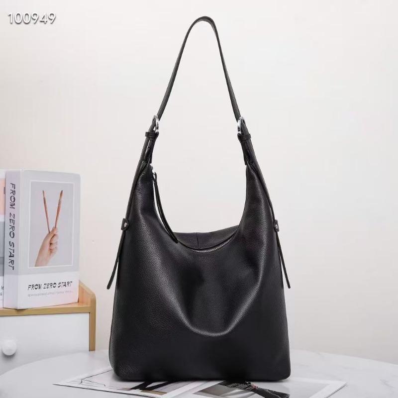 Leather Shoulder Bag Large Capacity Autumn and Winter Leisure Commuter Tote Bag Simple Texture Messenger Bag Women's Bag