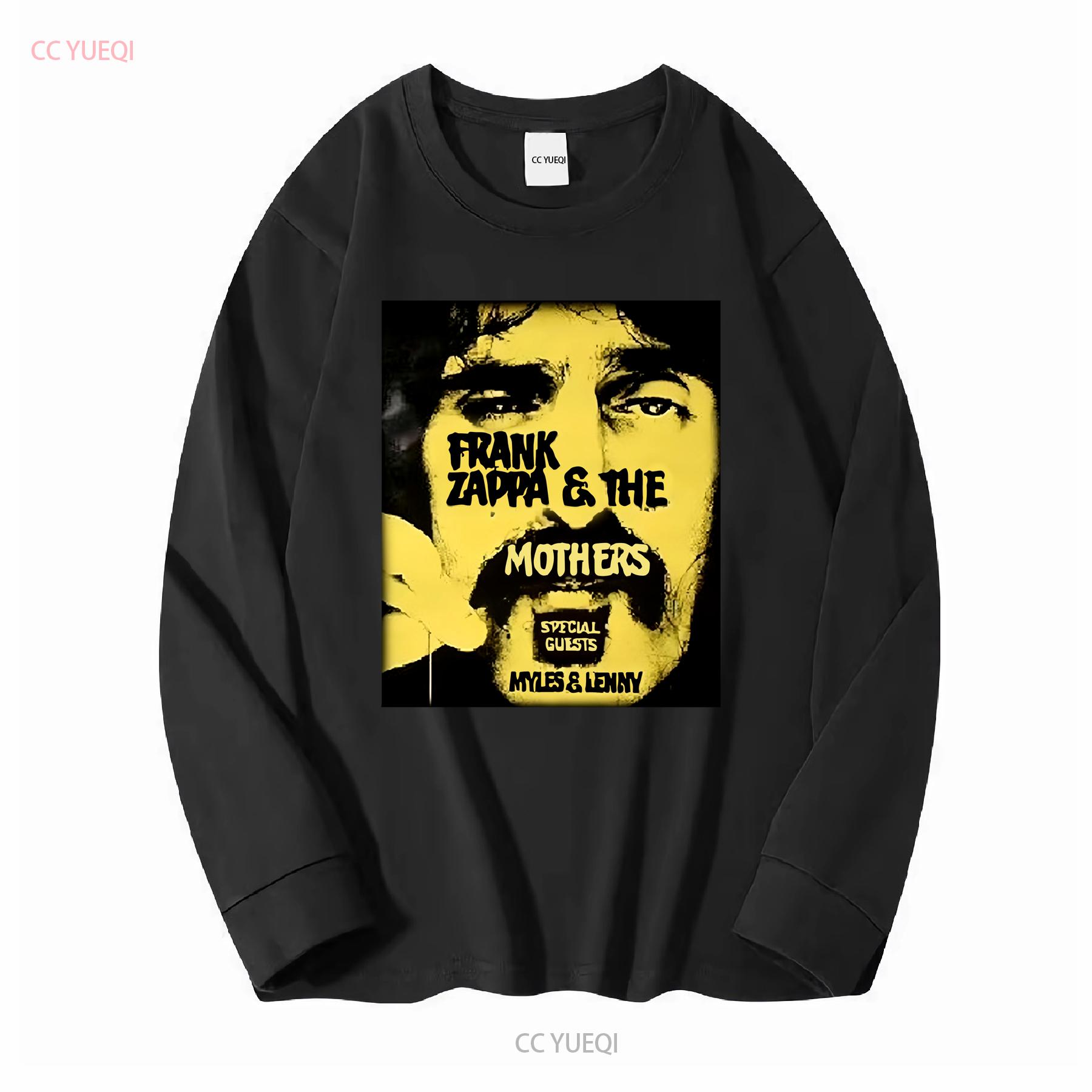 GUOYAN TOP Nieuw Populair Frank Zappa Familie Mannen S 5XL T-shirt 1NG878 lange of korte mouwen vintage Gewassen Casual Stretch grafisch L