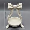 Cute Bow Jewelry Tray Aesthetic Jewelry Holder Trinket Organizer for Earrings Rings, Cute Vanity Decor Gift