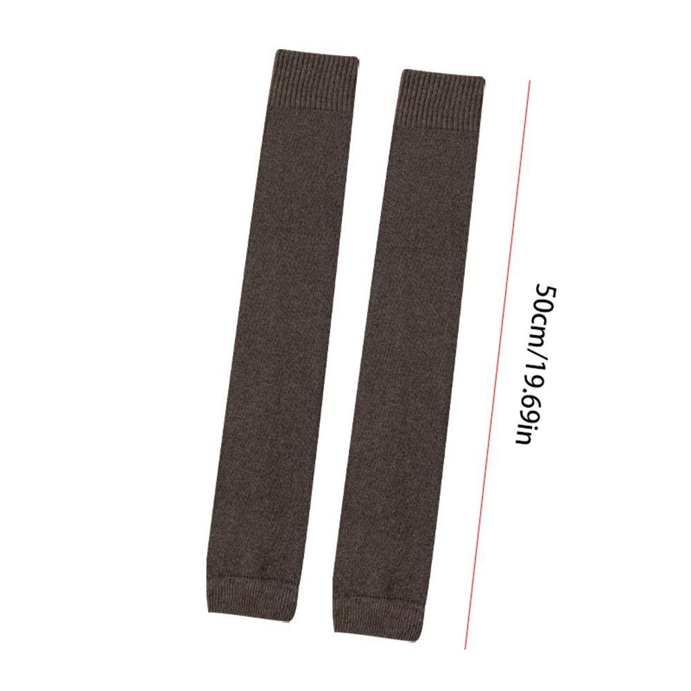Long Socks Knitted Foot Cover Keep Warm Over Knee Socks Sweet Women Leg Warmers  Winter