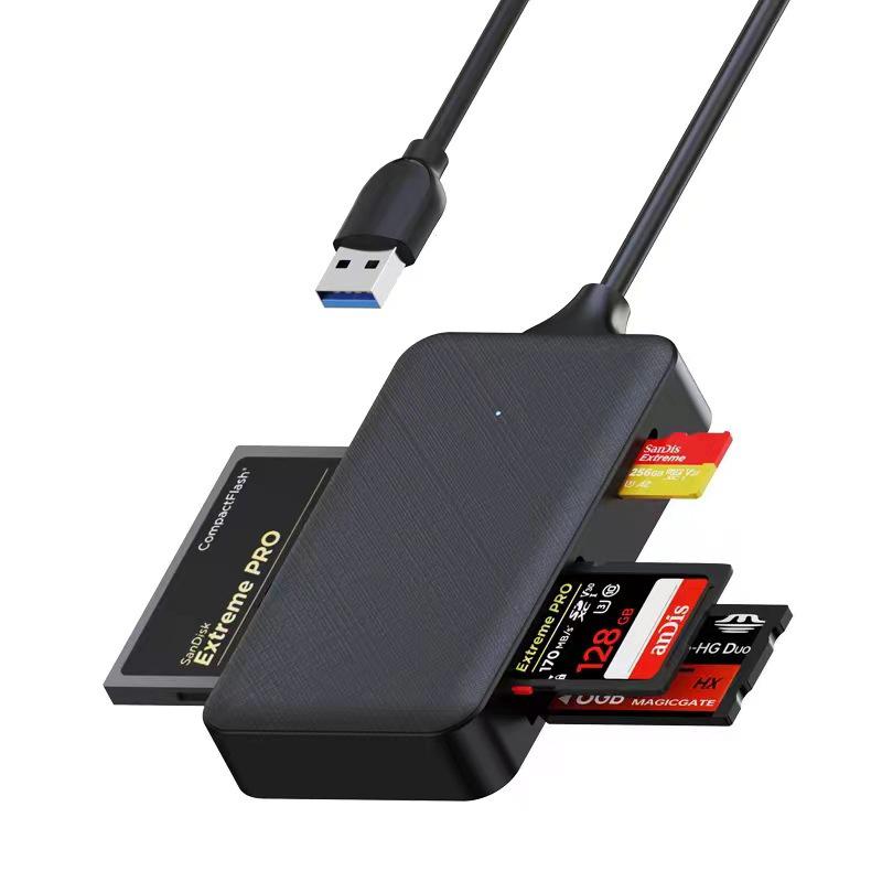 Apple-Compatible 8-in-1 USB 3.0 Dual-Head Type-C Card Reader & Expansion Dock