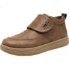 G.N.Shi Jia Men's Autumn Winter New Soft Sole Comfortable Casual Shoes British Retro High-top Leather Outdoor Commuting Shoes