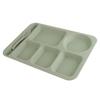 Dinner Plate Straw Lunch Snacks Dish Spoon Chopsticks Set