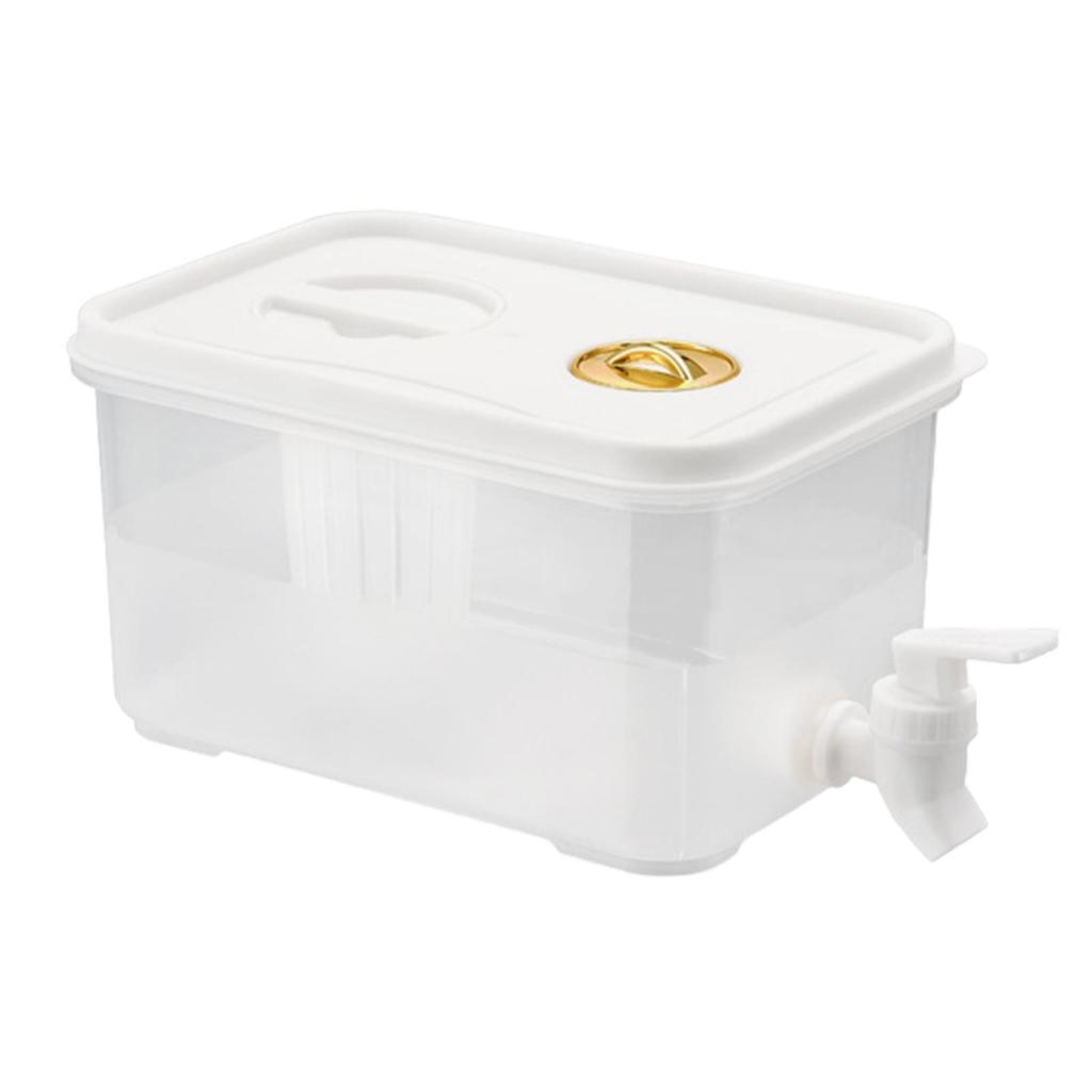 Cold Kettle with Faucet Drink Dispenser, Cold Drinks Juice Bucket, Tea Lemonade Jug Iced Beverage Dispenser for Household