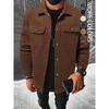 New Style Men's Turn-down Collar Jacket, Loose-fitting Casual Corduroy Work Jacket for Men
