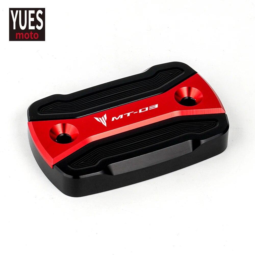 Motorcycle Accessories Front Rear Brake Fluid Reservoir Cap Cover For YAMAHA MT03 MT-03 Mt03 2015-   2018 2017 2016