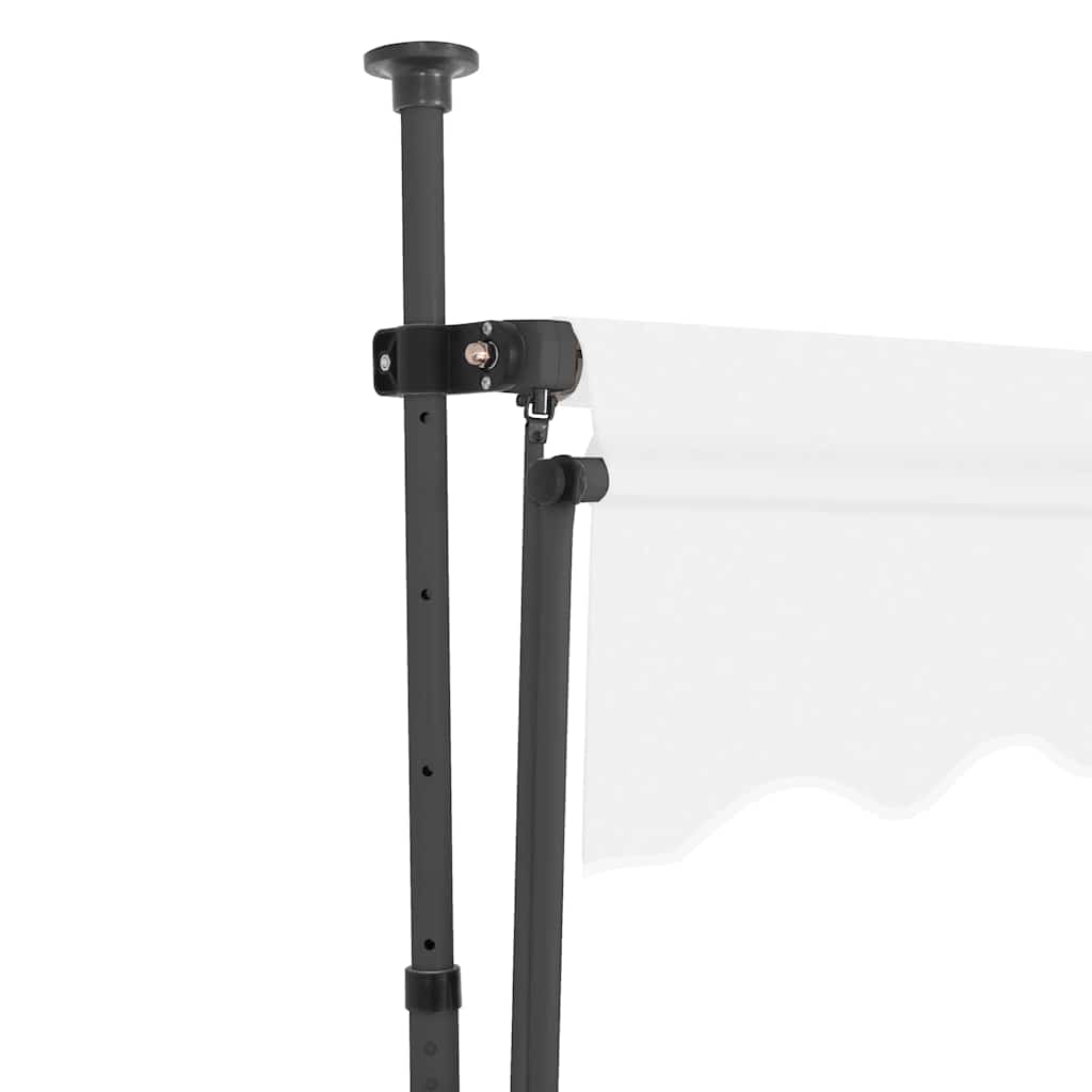 Vidaxl Hand-Rolled Awning with LED, 300 Cm, Cream