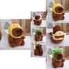 Adorable Capybara Plush Keychain Cute Cartoon Doll With Premium Pp Cotton Filling For Accessories