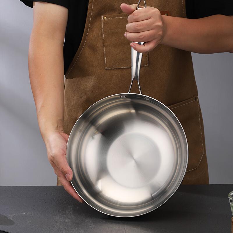 Berens 28cm Multi-functional 3-Ply Steel Stir-fry Pan