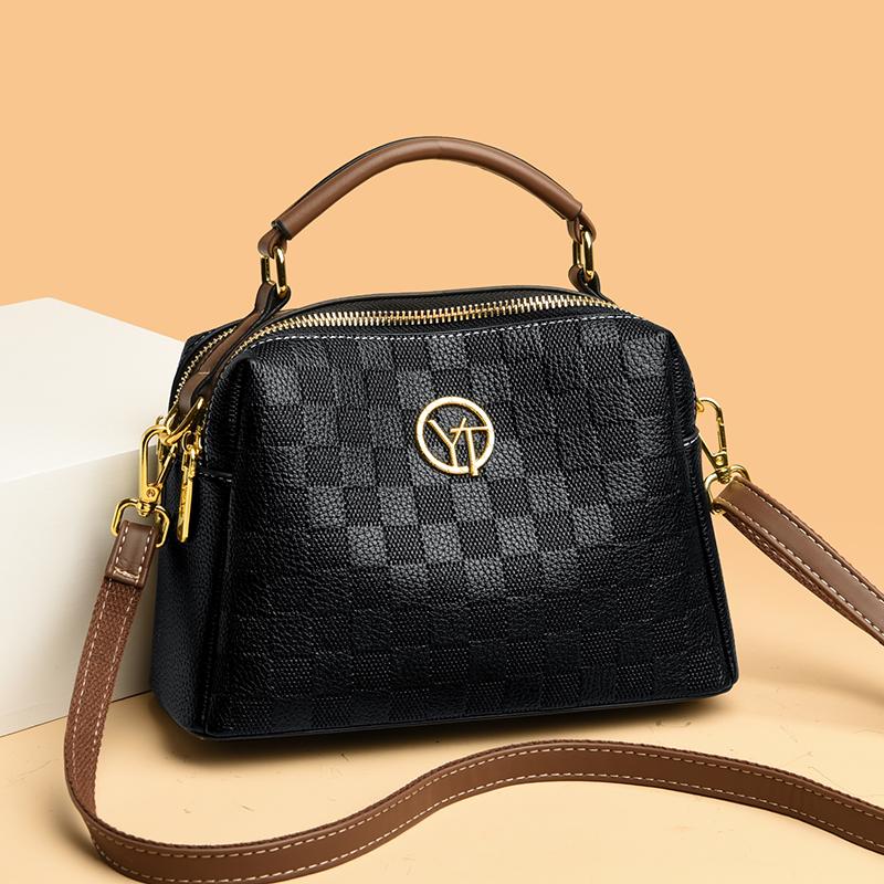 Lüks Tasarım İngiliz Tarzı Moda kadın Çanta Rahat Sokak Tek Crossbody Çanta Premium PU Deri kadın Doktor Çantası