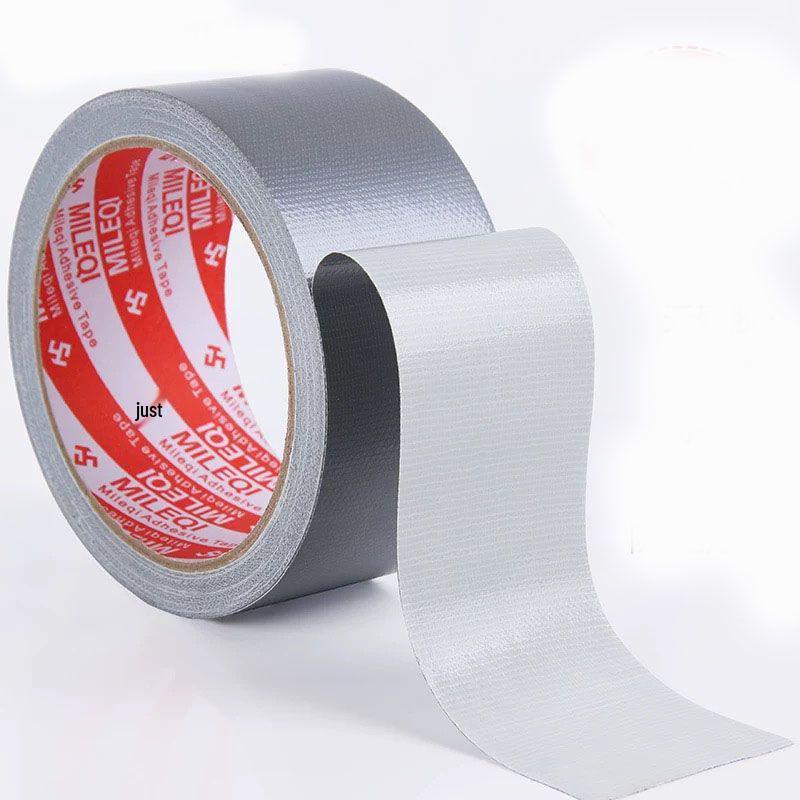 

Silver Waterproof Single-Sided Strong Adhesive Tape for Wedding, Exhibition, Car, Carpet, Pipe, Decoration, and Ground Film Protection. 4.8CM Width x 20M Length [Wear-Resistant]