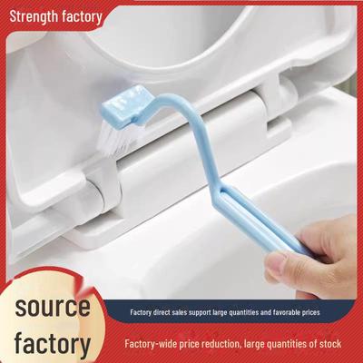 V-Shaped Toilet Brush with Extended Handle for Seamless Corner Cleaning