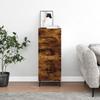 Vidaxl Cabinet, Smoked Oak, 34.5X34X90 Cm, Wood-Based Material