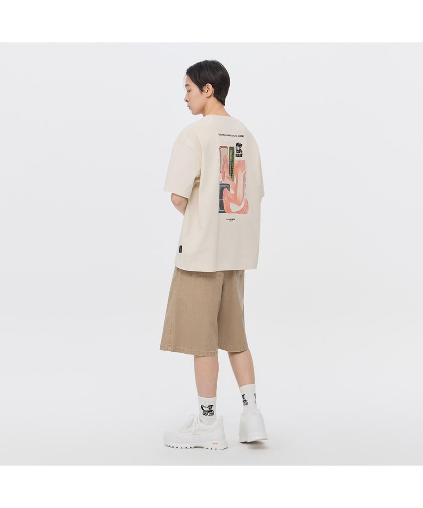 Keoseuuteommellou [Vincent] Ivory Graphic T-Shirt Cwtam26495Ivx