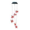 Solarbetriebene Outdoor-Windspiel-Lichterkette Hängende Dekoration mit fliegendem Schweinedesign für Garten Terrasse Hof Veranda und Landschaftsbeleuchtung