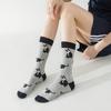 5 Pairs/Set Blue Cartoon Siamese Cat Cute Lovely Cotton Knitting Fashion Women Men Unisex Street Snap Jacquard Fancy Socks
