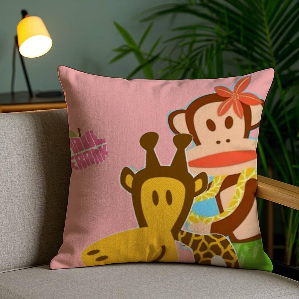 N-New P-Paul F-frank Pillow Case Anti-dustmite Invisible Zipper Sofa Bed