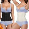 Women's Waist Training Belt, 6 Rows Of Adjustable Hooks, Plus Size Waist Cincher Corset, Slimming Tummy Control Band Breathable Shapewear Girdle