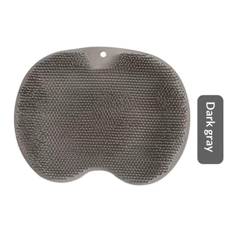 1Pc Back Scrub Bath Brush Suction Cup Non-Slip Foot Massager Pad for Bathroom Shower Deep Cleansing Skin Care