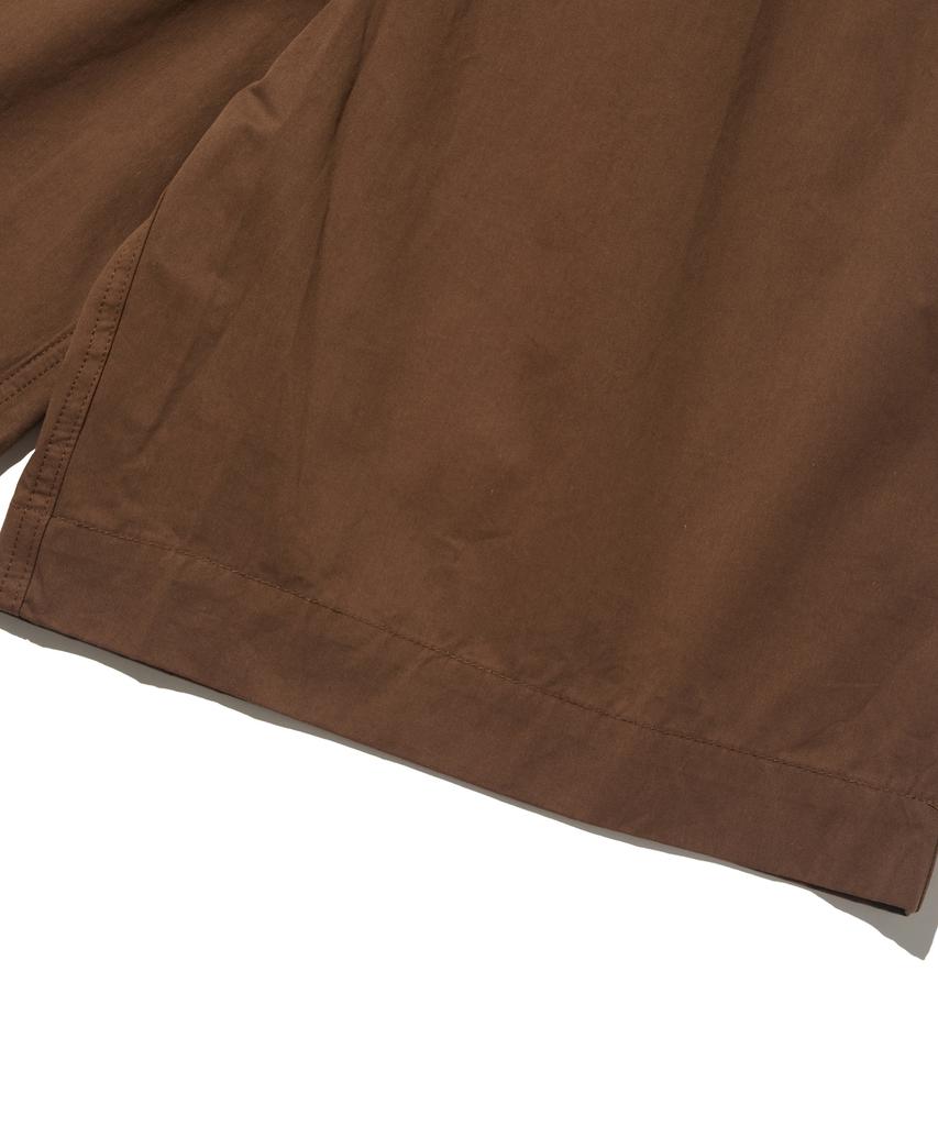 TAILOR STUDIO Cotton Campus Bermuda Pants (Brown)