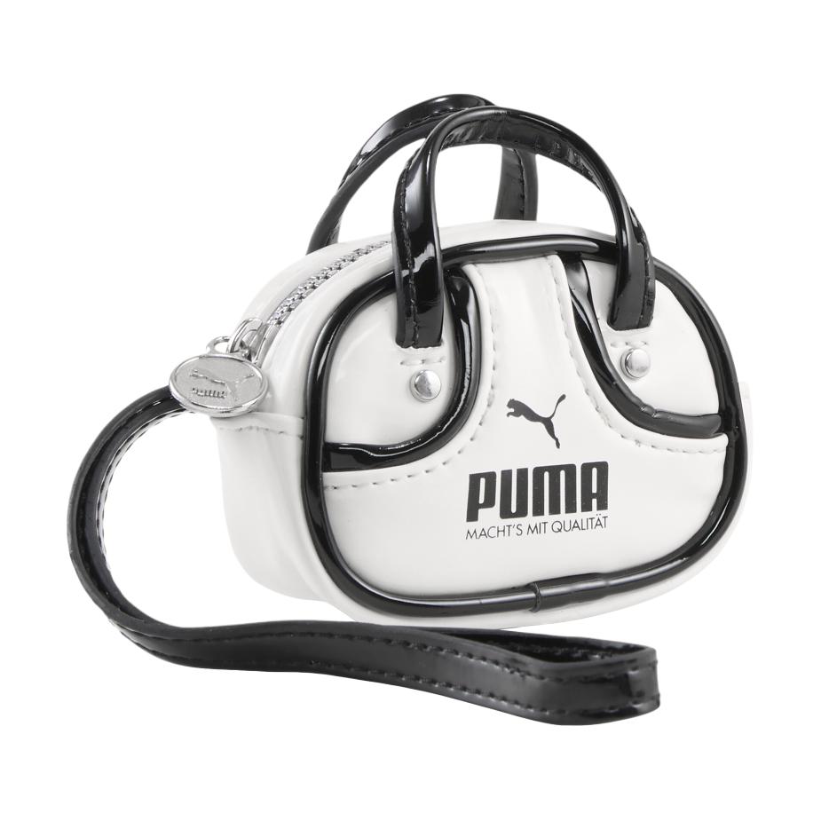 Puma 1976 Grip Brand Logo Faux Leather Mini Wallet Unisex Wallet White Black 092598-01 White Black 6400₽