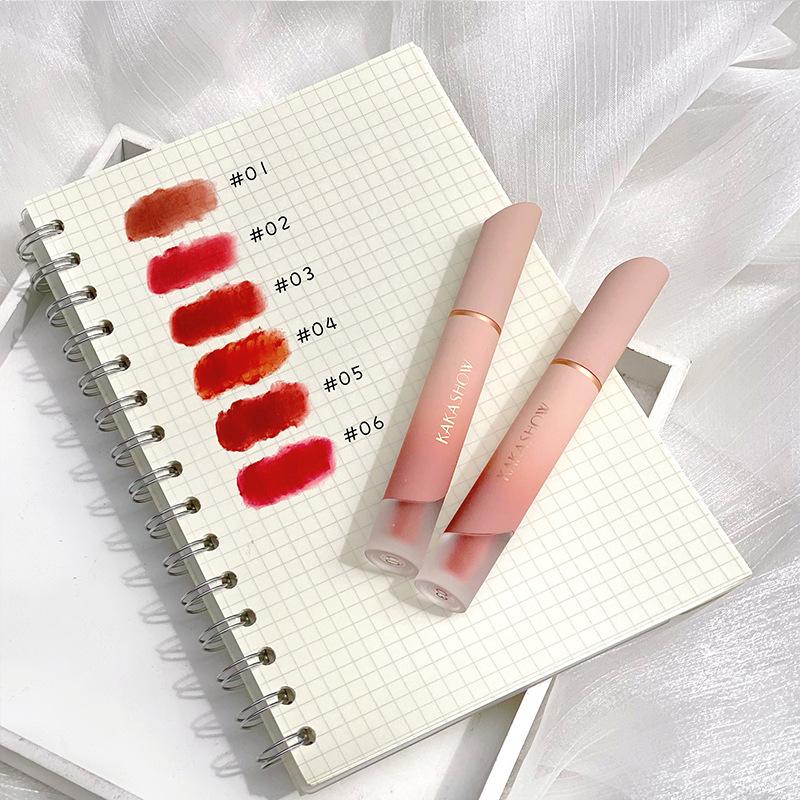 Velvet Matte Lip Glaze Not Easy To Touch Cup Moisturizing Lipstick Powder Blusher