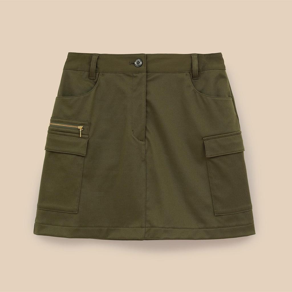 Callaway Stretch Skirt Size for Golf Women's 8-Way Water-Repellent (Khaki, M) (C23228203)