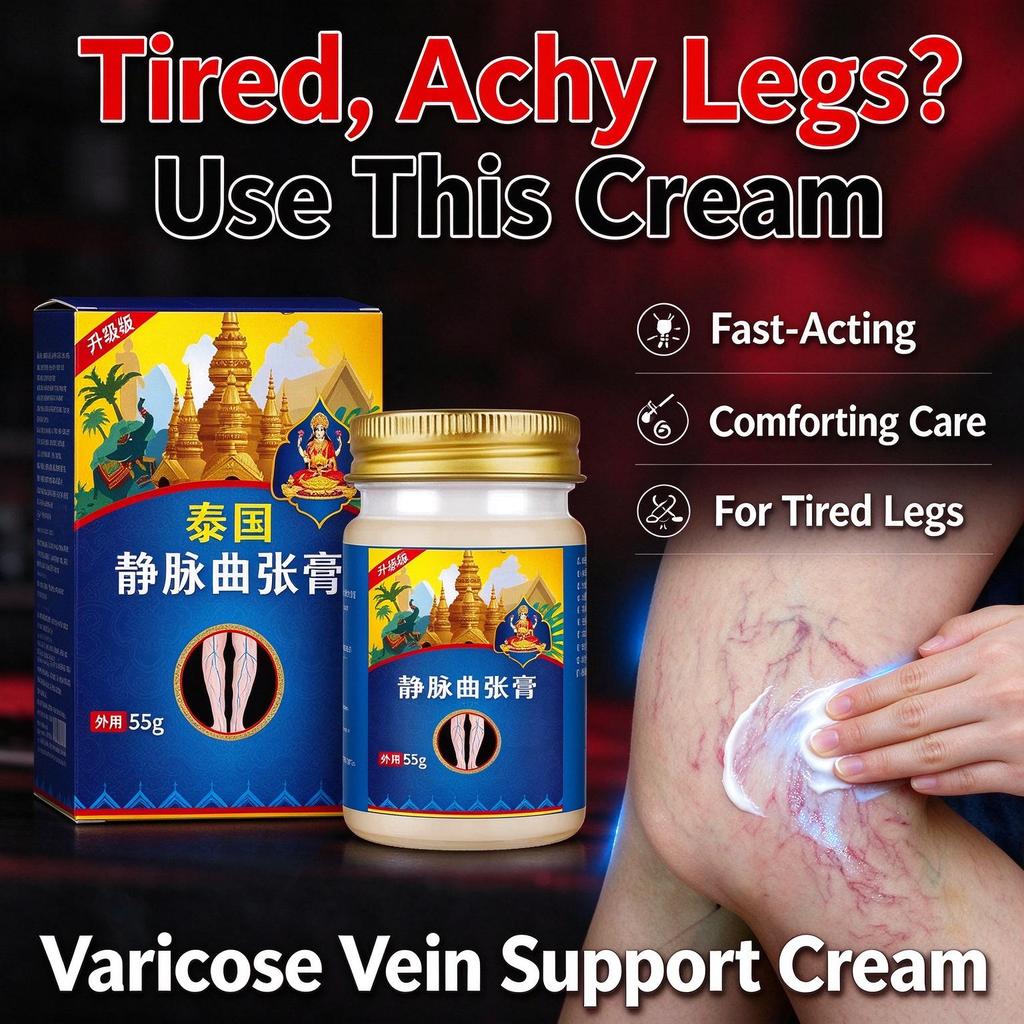 Varicose Vein Cream for Leg Swelling & Circulation 55g