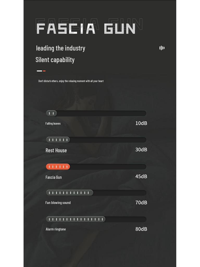 Professionelles grenzüberschreitendes Faszienpistolen-Massagegerät zur Muskelentspannung