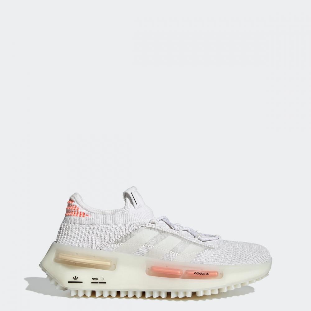 

Adidas Женские кроссовки adidas NMD S1 Cloud White Off White Coral fusion